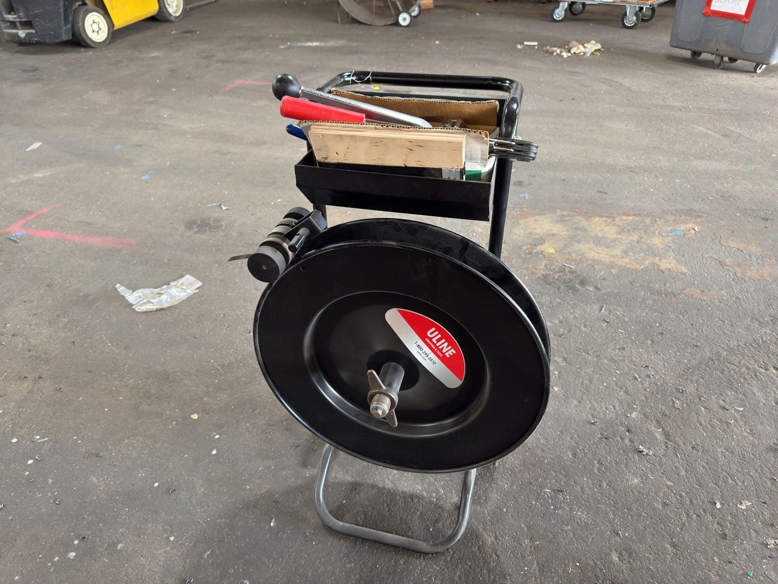 uline-banding-cart-with-accesories-35a84f