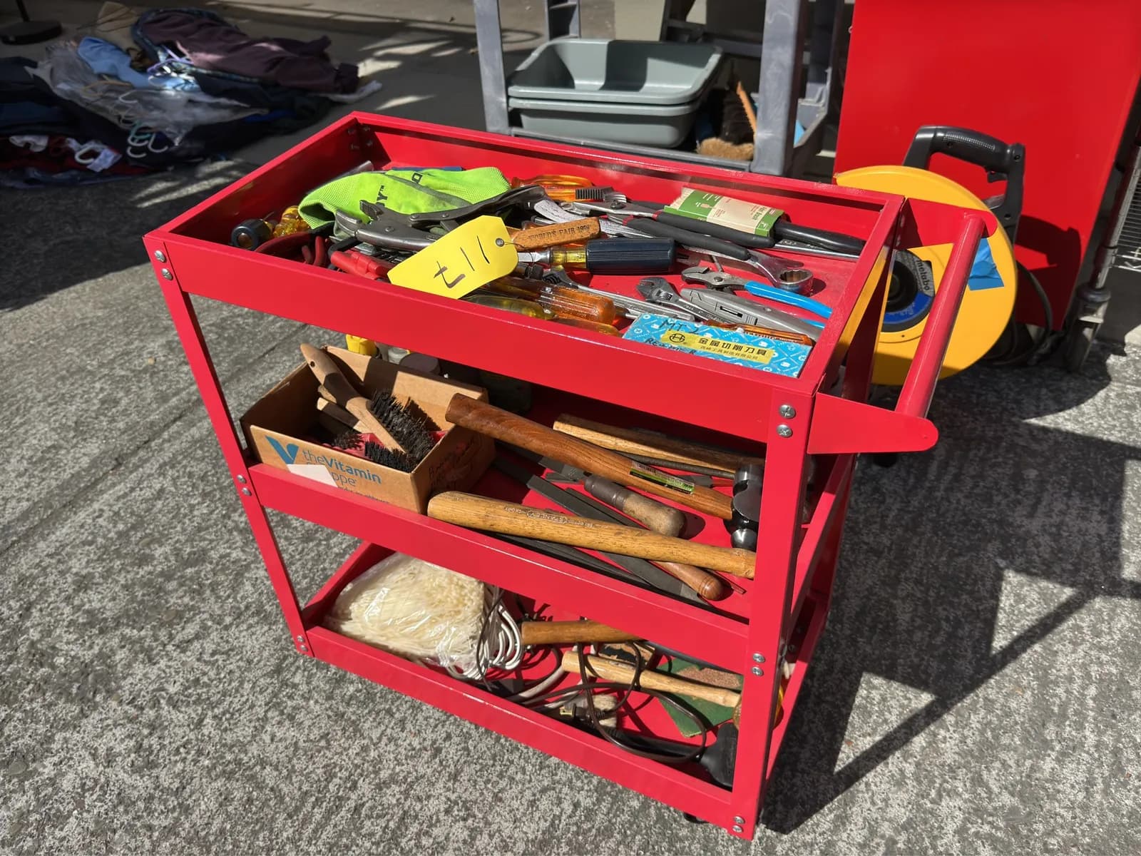 contents-of-cart-assorted-wrenches-hex-keys-files-and-more-0dd4b6