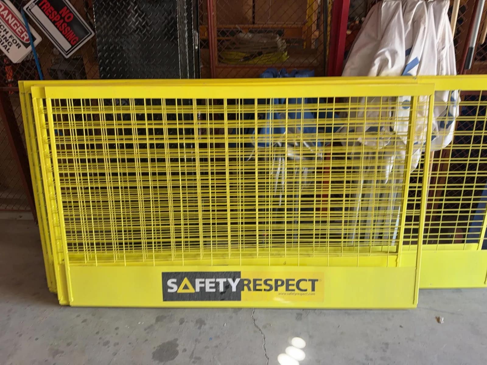 yellow-safety-barrier-with-safety-respect-branding-including-posts-eef421