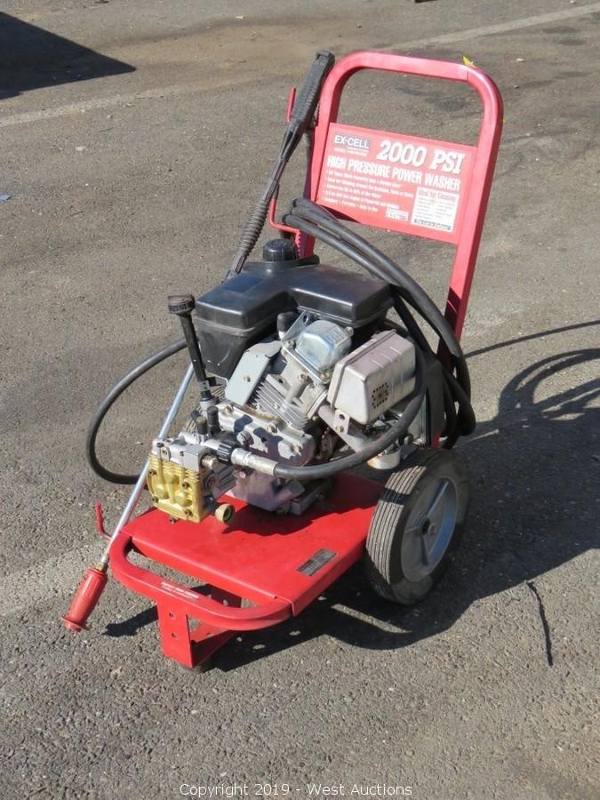 Ex cell pressure washer deals 2000 psi